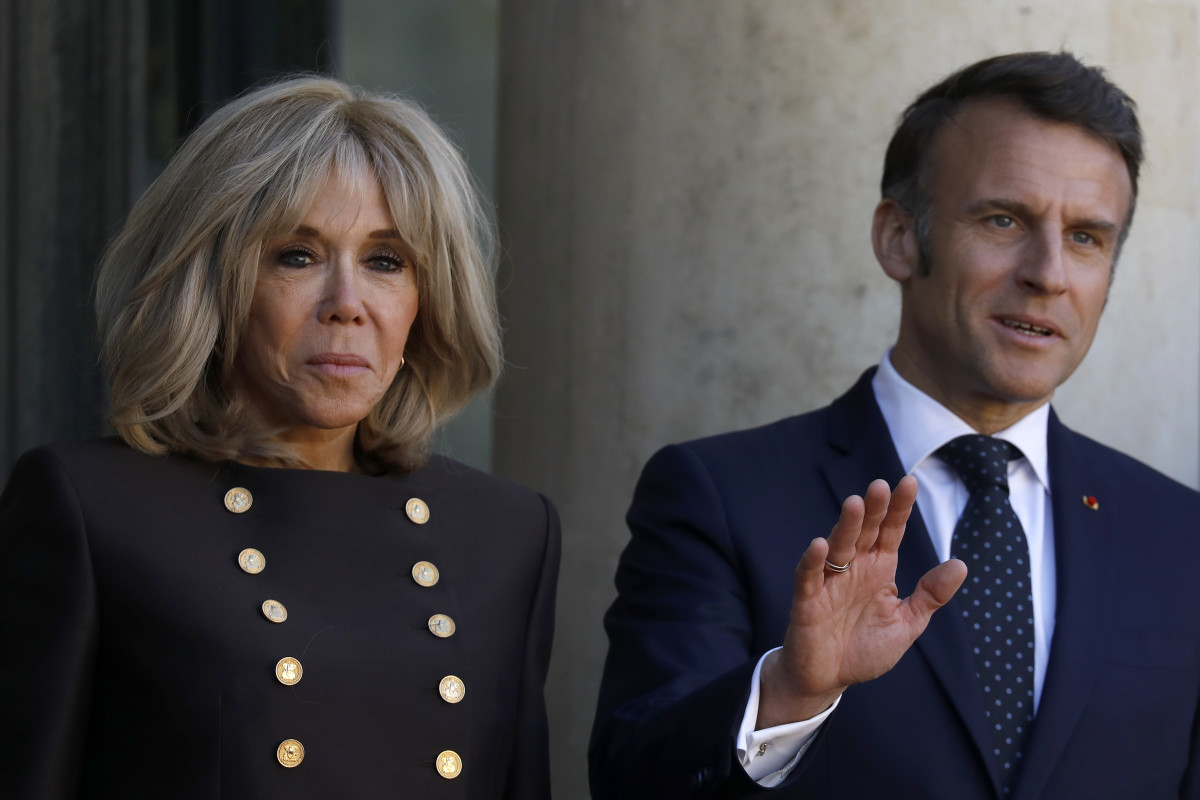 Emmanuel and Brigitte Macron