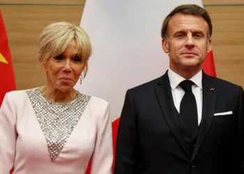 Emmanuel and Brigitte Macron